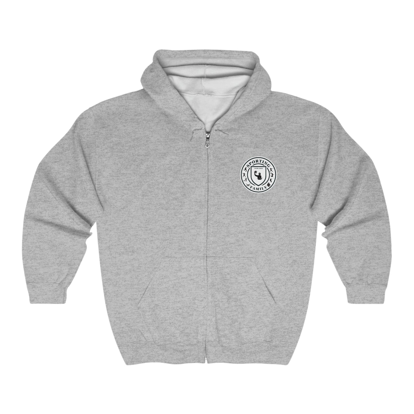 Heavy Blend™ Full Zipper Hooded Sweatshirt-Waterpolo