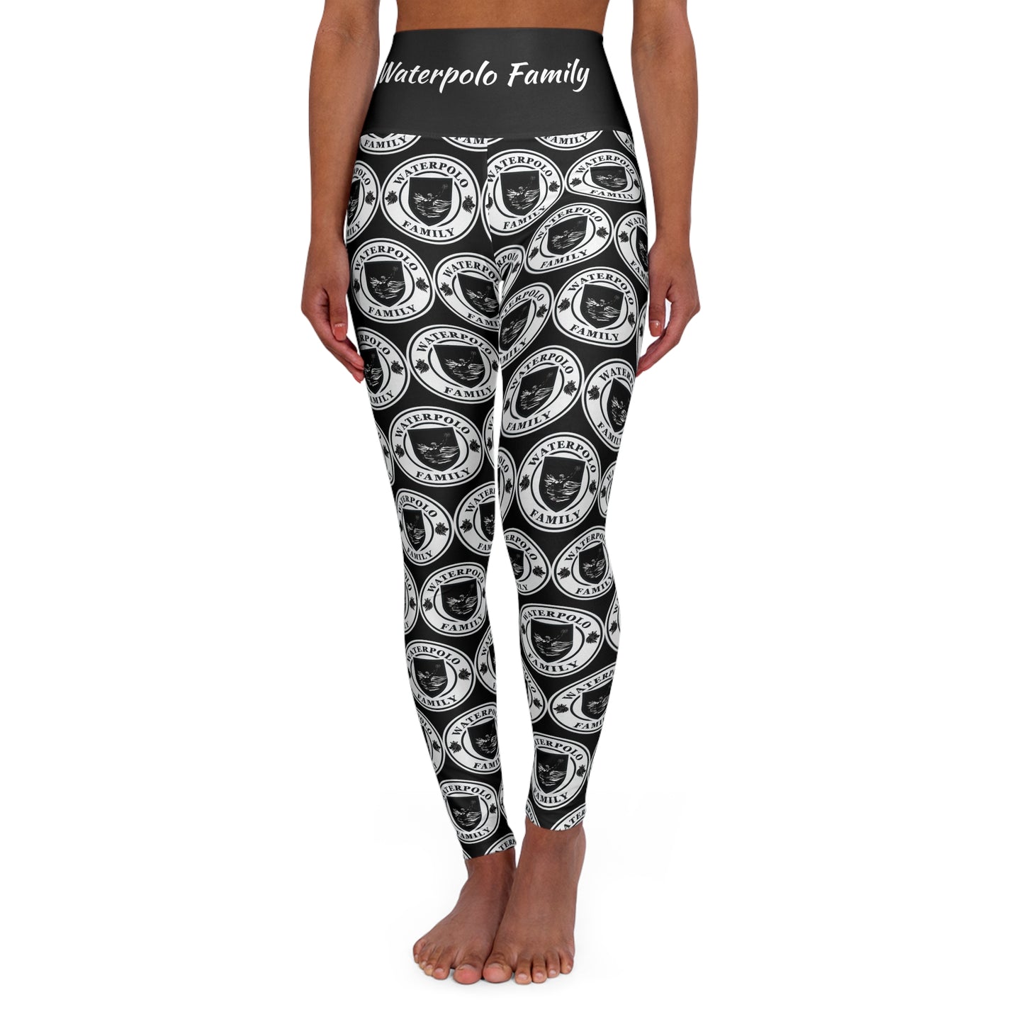 High Waisted Yoga Leggings (AOP)