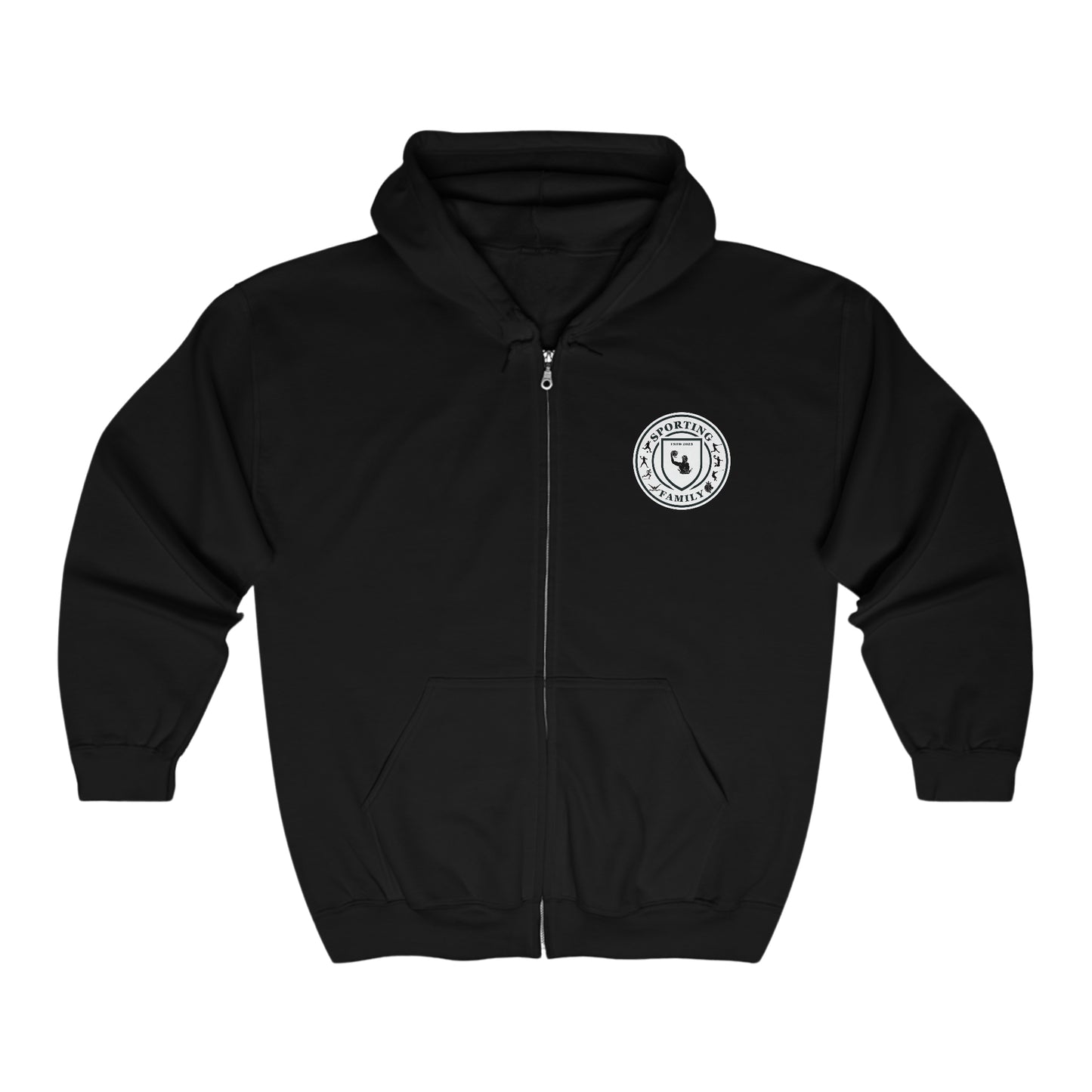 Heavy Blend™ Full Zipper Hooded Sweatshirt-Waterpolo