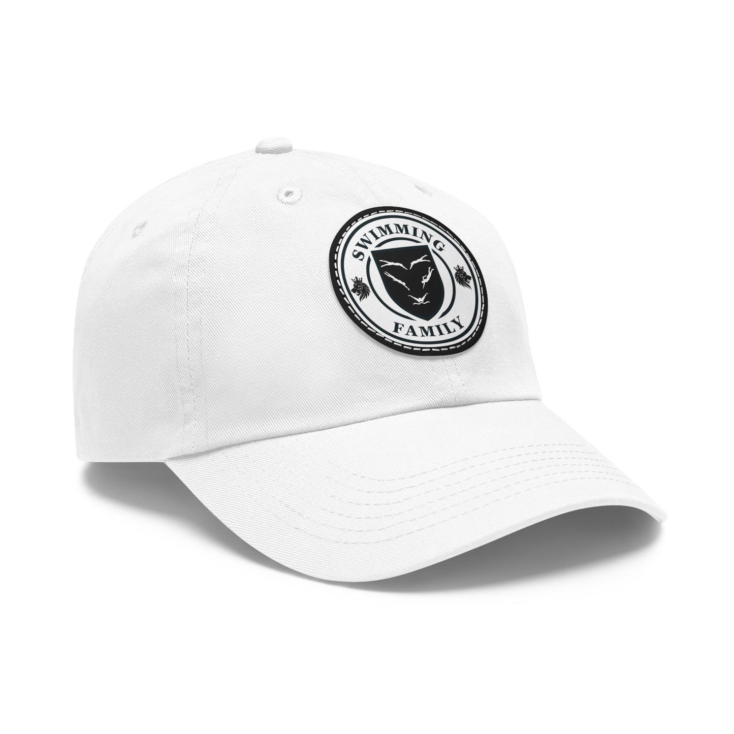 Hat with Leather Patch-Swim