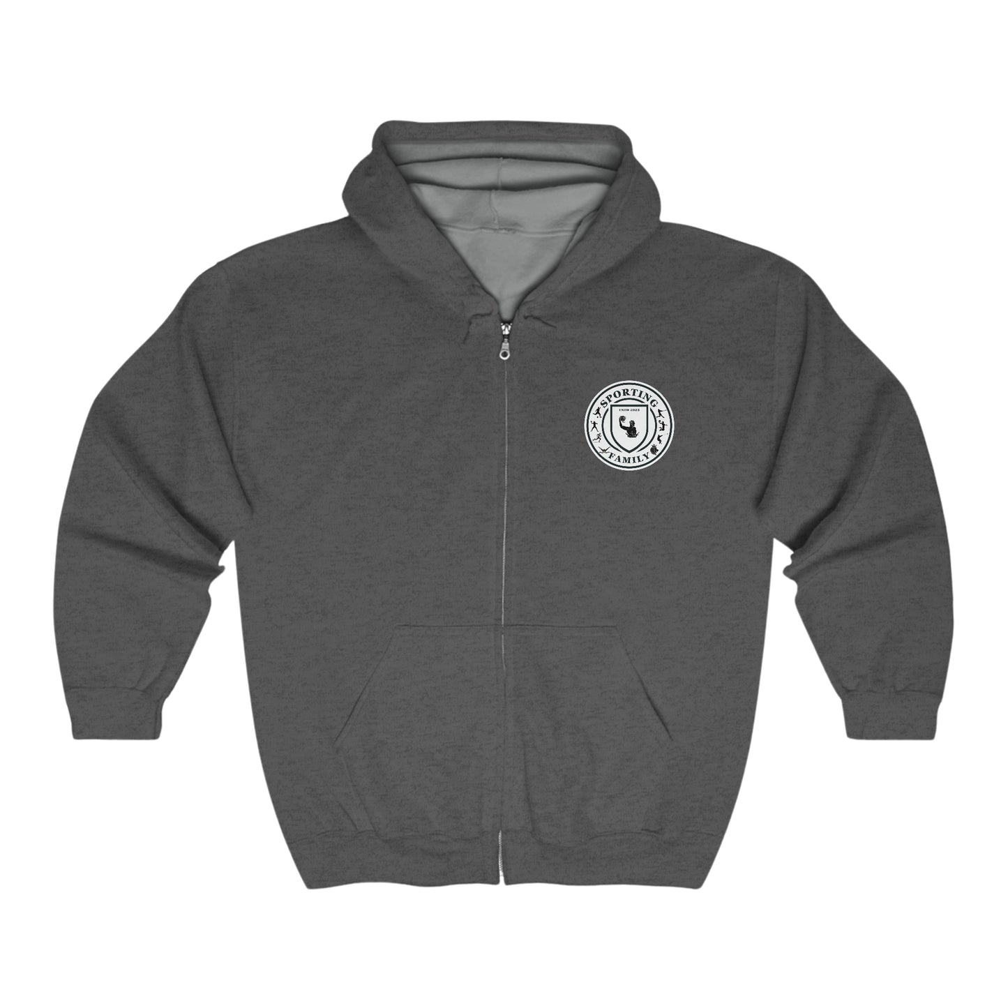 Heavy Blend™ Full Zipper Hooded Sweatshirt-Waterpolo