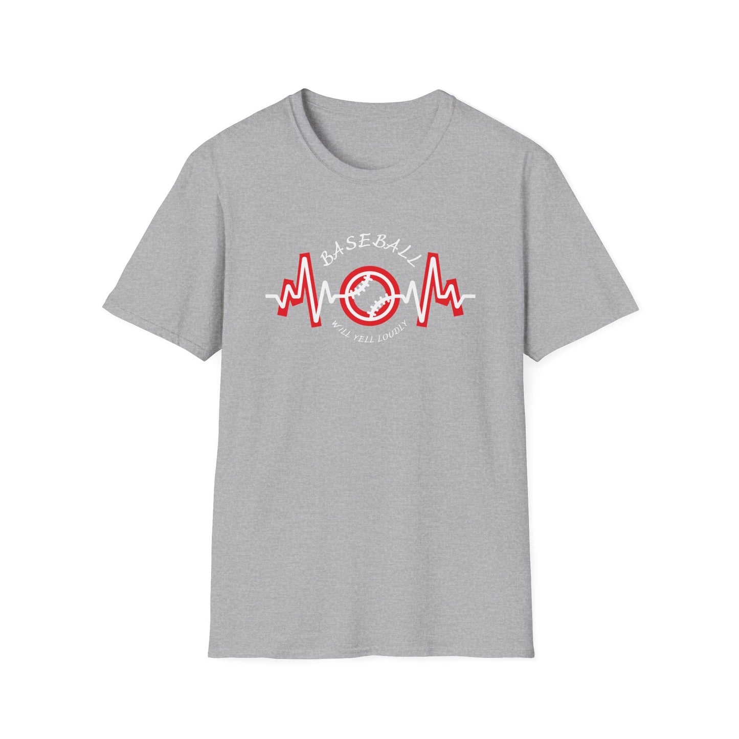 CUSTOM Unisex Softstyle T-Shirt - Baseball Mom