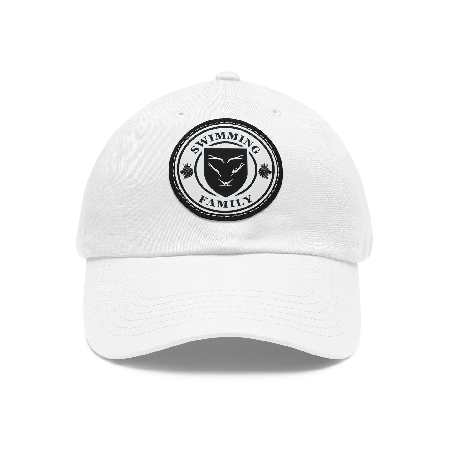 Hat with Leather Patch-Swim