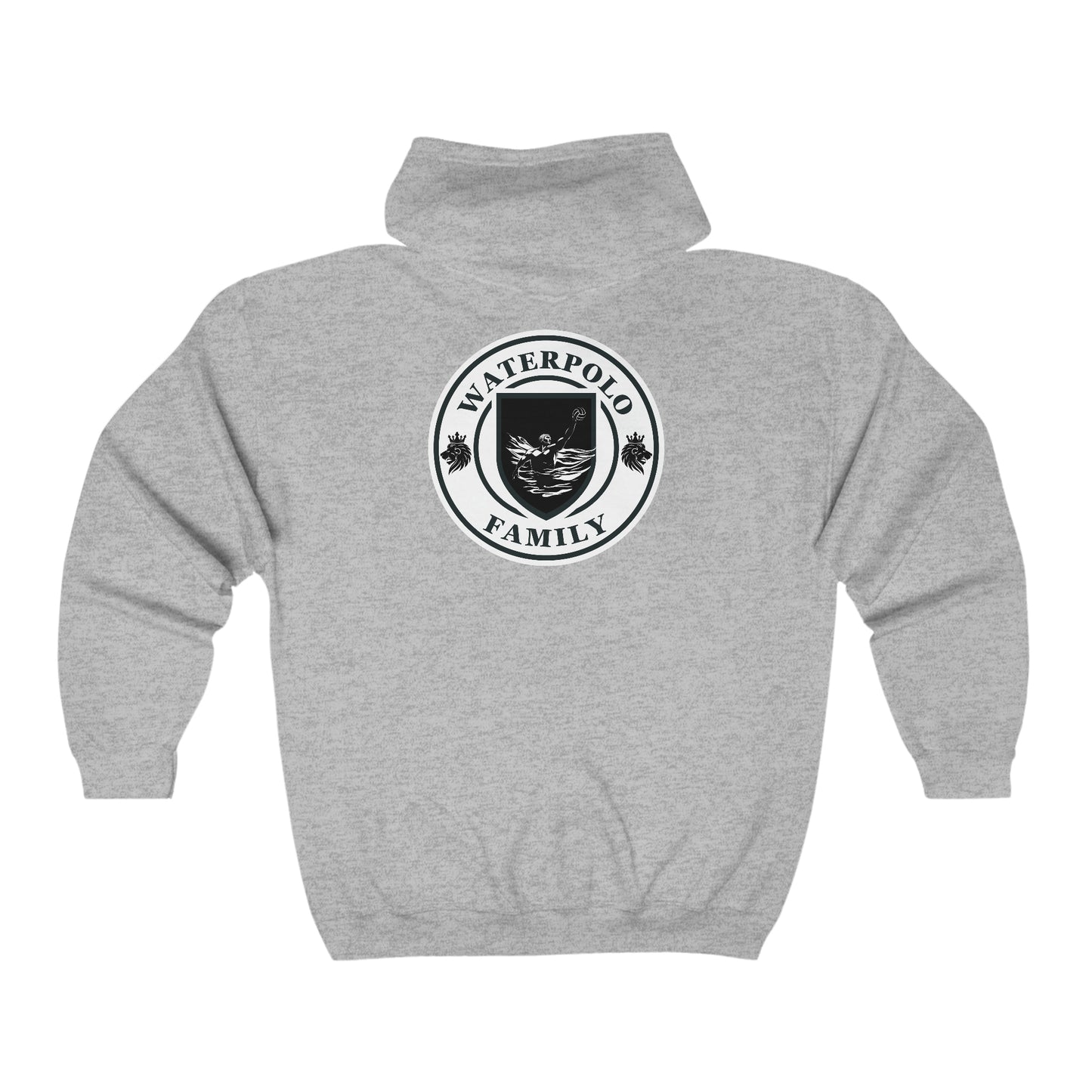 Heavy Blend™ Full Zipper Hooded Sweatshirt-Waterpolo