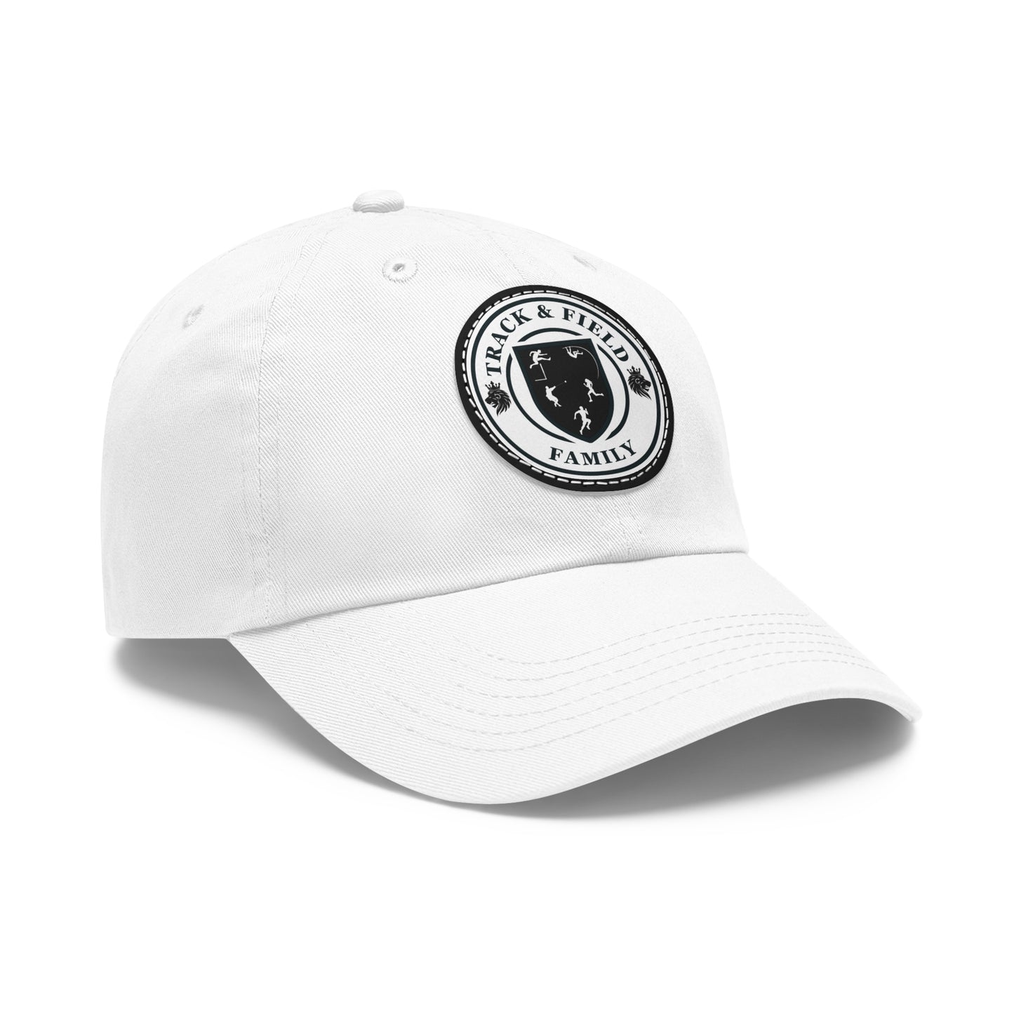 Hat with Leather Patch-Track