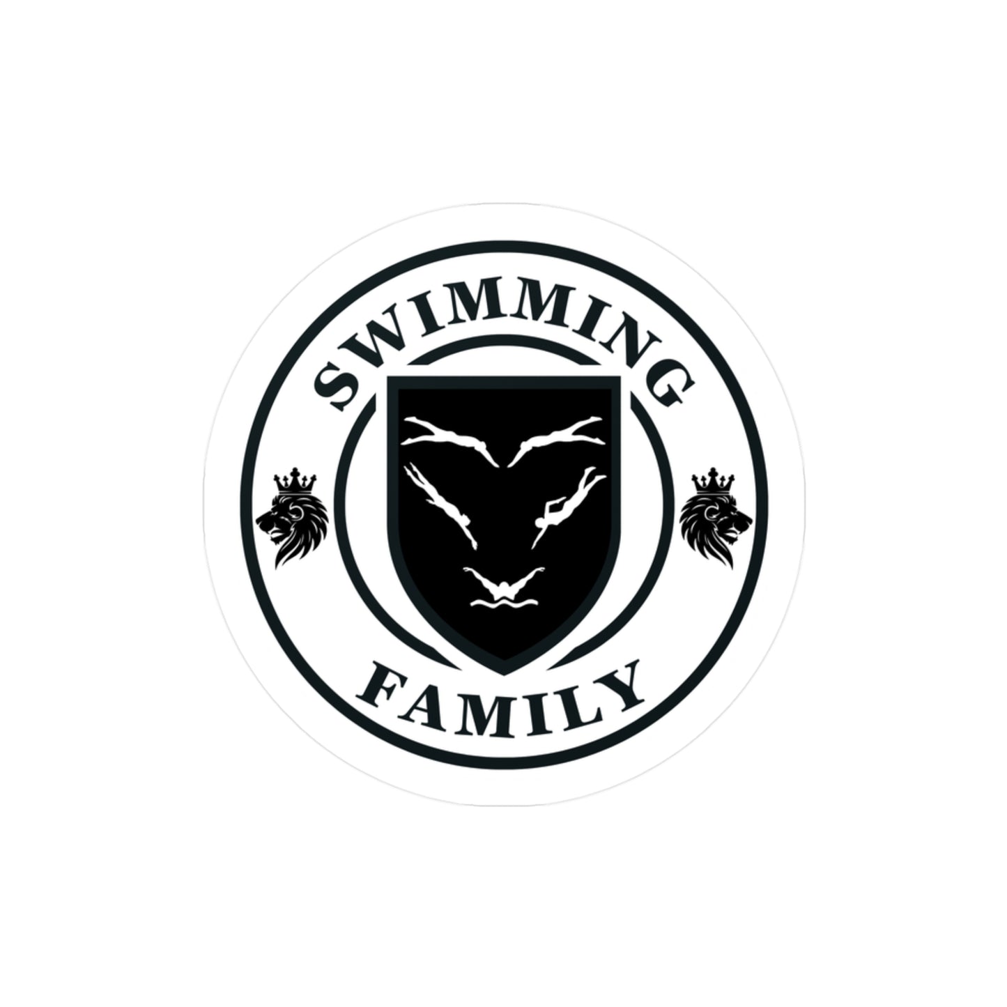 Kiss-Cut Vinyl Decals-Swim