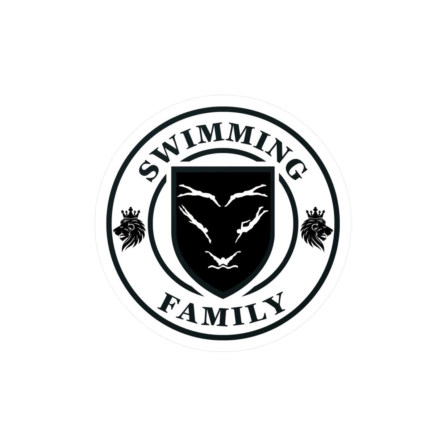 Kiss-Cut Vinyl Decals-Swim