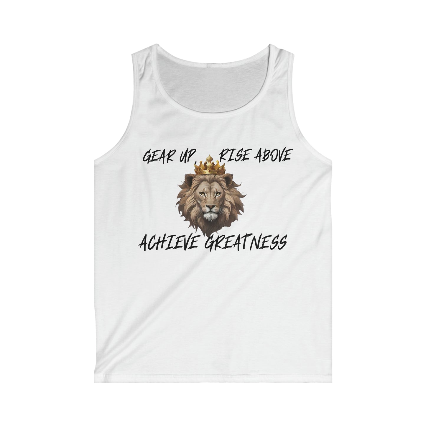 CUSTOM Unisex Softstyle Tank Top-Lion