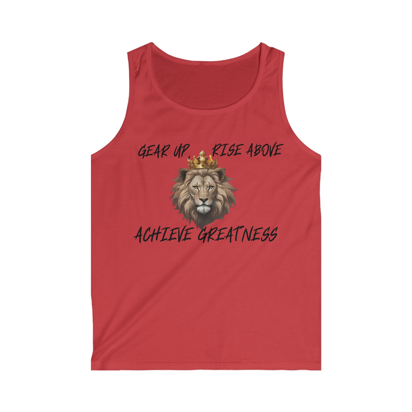 CUSTOM Unisex Softstyle Tank Top-Lion