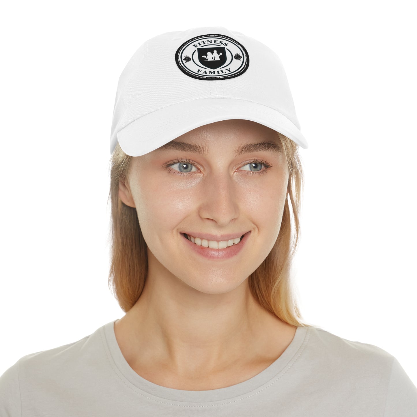 Hat with Leather Patch-Fitness