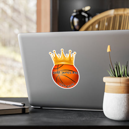 Kiss-Cut Vinyl Decals-Customizable Sticker Basketball3