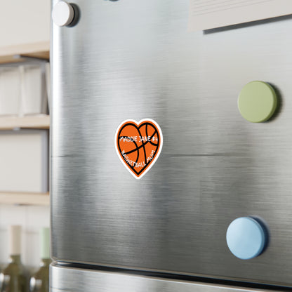 Kiss-Cut Vinyl Decals-Customizable Sticker Basketball2