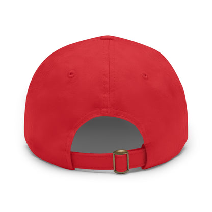 Hat with Leather Patch-Baseball