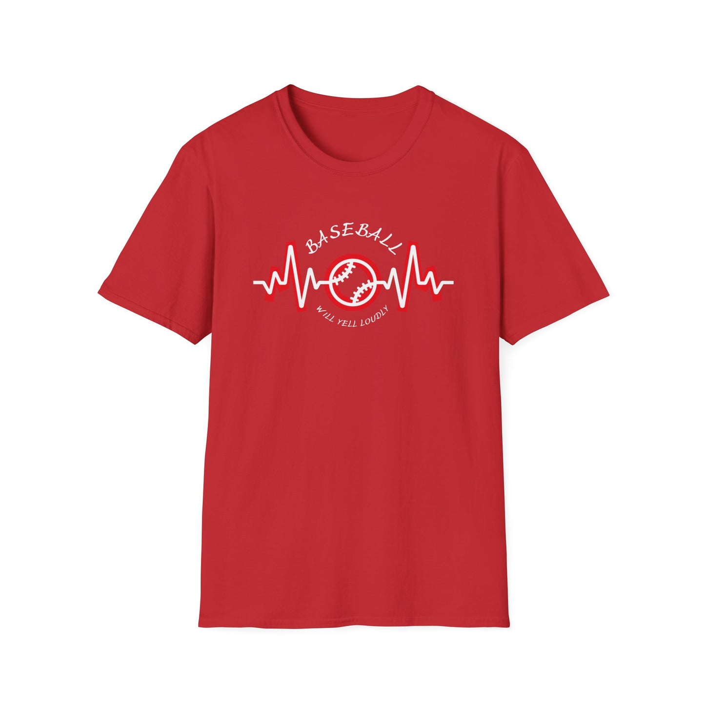 CUSTOM Unisex Softstyle T-Shirt - Baseball Mom